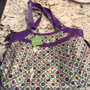 Vera Bradley bridge Tote viva la Vera